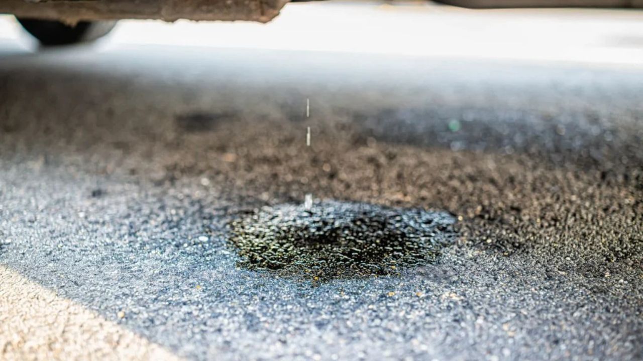 Car Leaking Gas From Bottom Of Tank In Car