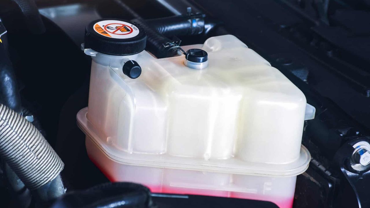 Coolant Should Be In The Overflow Tank
