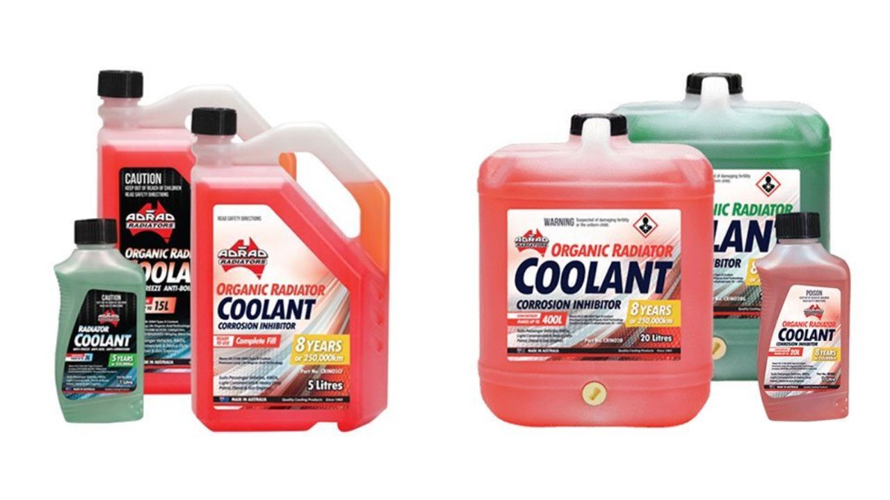 Different Types of Coolant In Car
