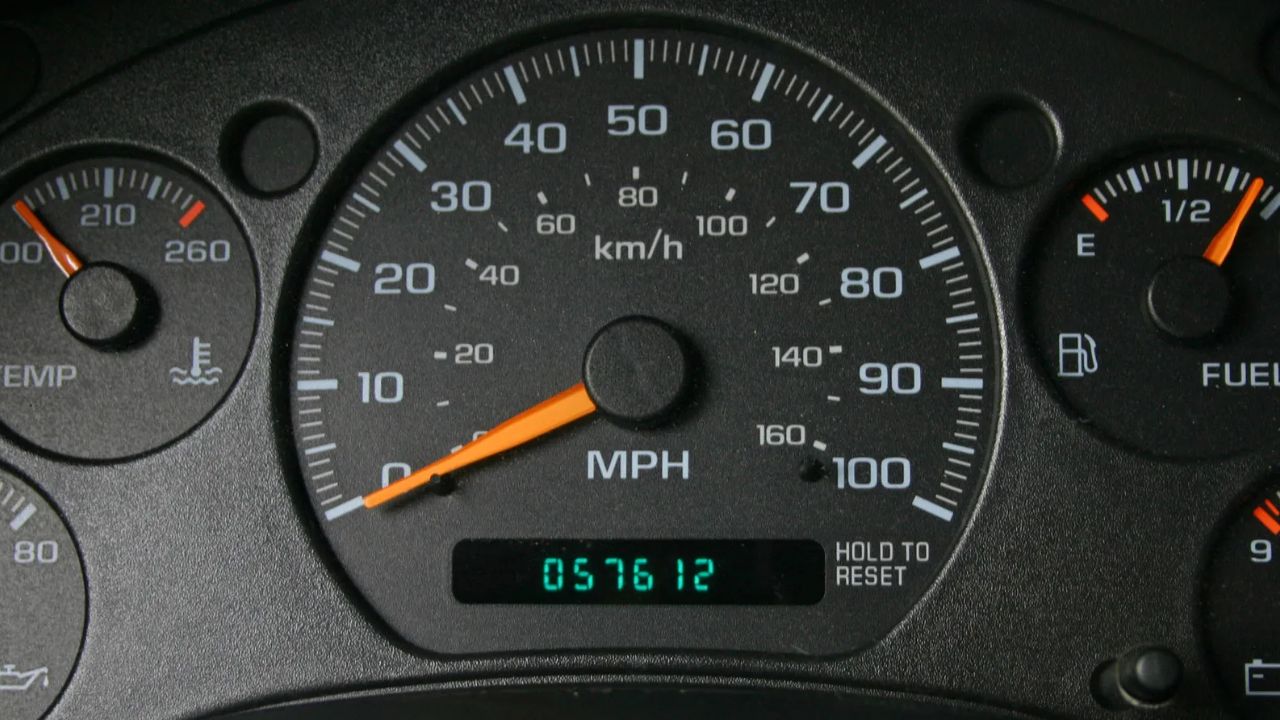 Odometer In A Car