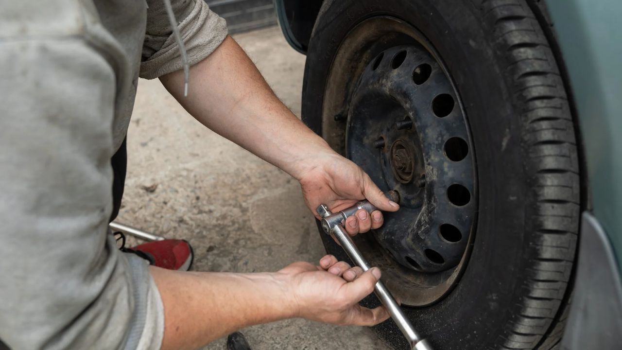 Remove A Stuck Wheel On Car